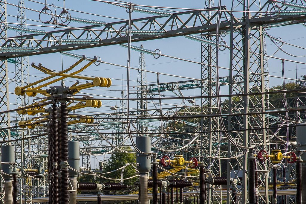substation electricity high voltage 1705950